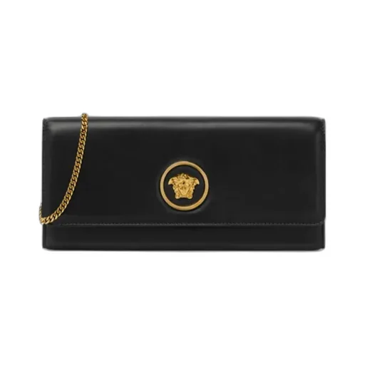 Medusa Plaque Calfskin Shoulder Bag