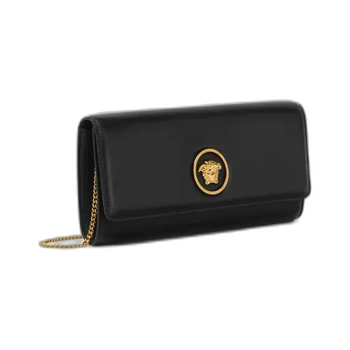 Medusa Plaque Calfskin Shoulder Bag