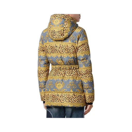 Pattern-Printed Down Jacket