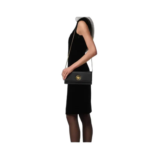Medusa Plaque Calfskin Shoulder Bag
