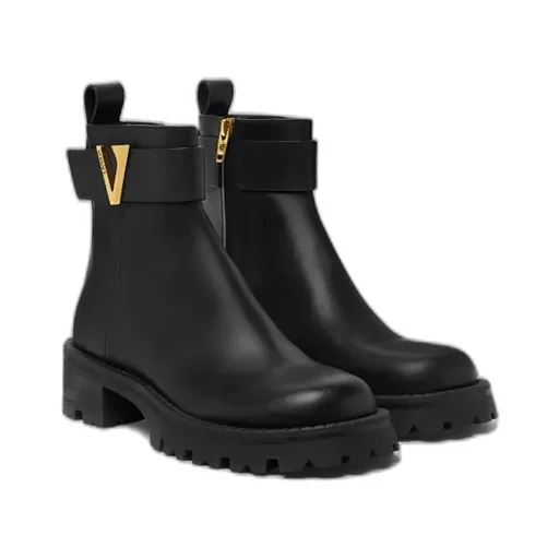 Zip-Up Ankle Boots