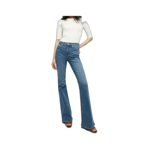 High-Waist Flare Jeans