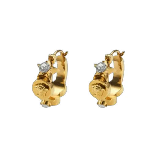 Medusa-Head Embellished Earrings