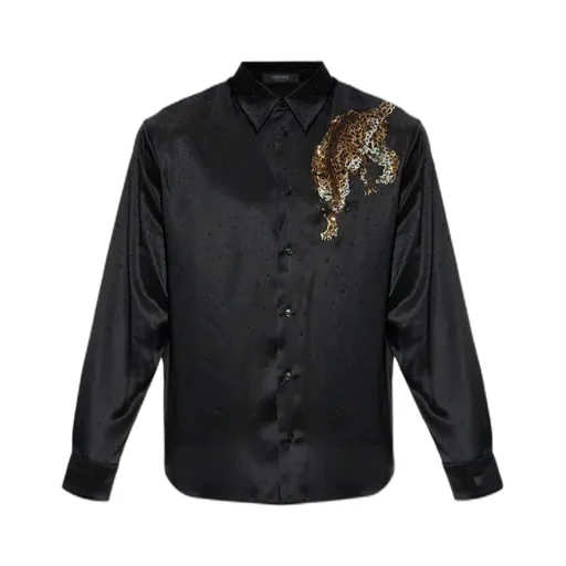 Embellished Long-Sleeved Buttoned Shirt