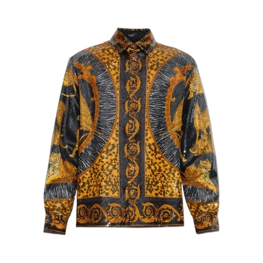 Embroidered Wild Cats Overshirt
