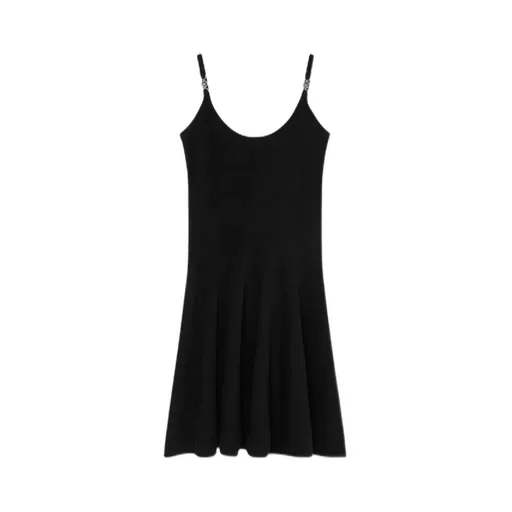 Embellished Scoop-Neck Mini Dress