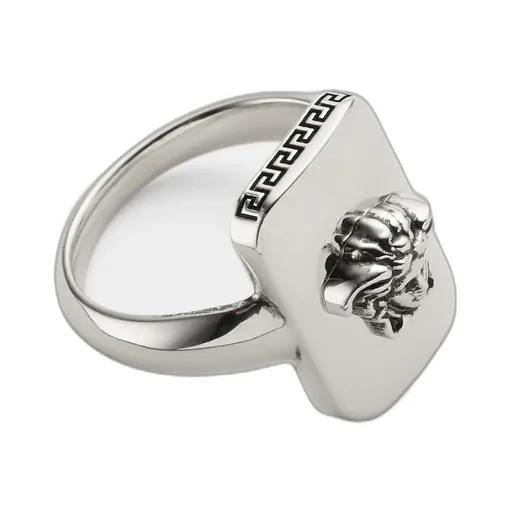 Medusa-Head Square Ring