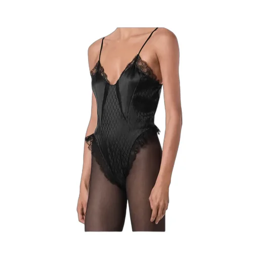 Lace-Detailed Bodysuit