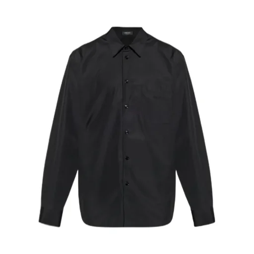 Pattern Printed Long-Sleeved Shirt
