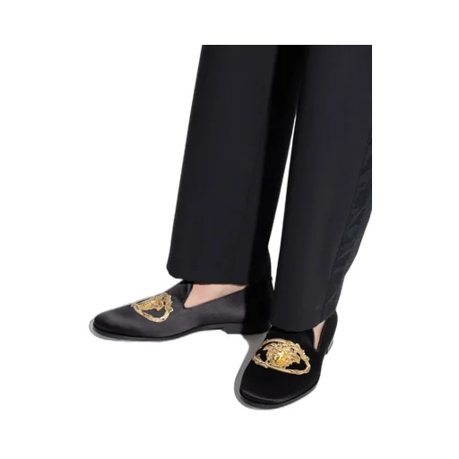 Embroidered Architectural Baroque Slippers