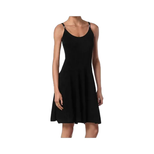 Embellished Scoop-Neck Mini Dress