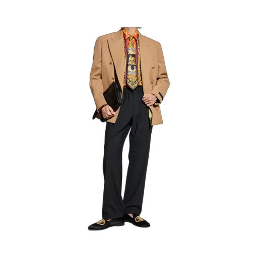 Wild Cats Printed Silk Shirt
