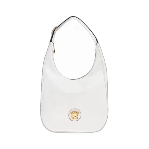 Medusa-Plaque Zipped Shoulder Bag