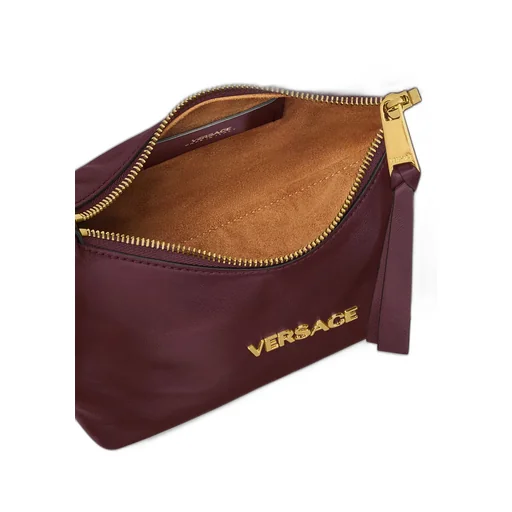 Logo Plaque Zipped Shoulder Bag