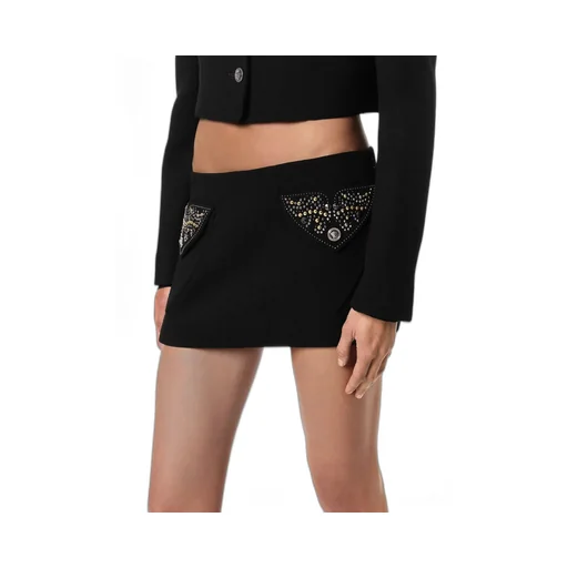 Embellished Mini Skirt