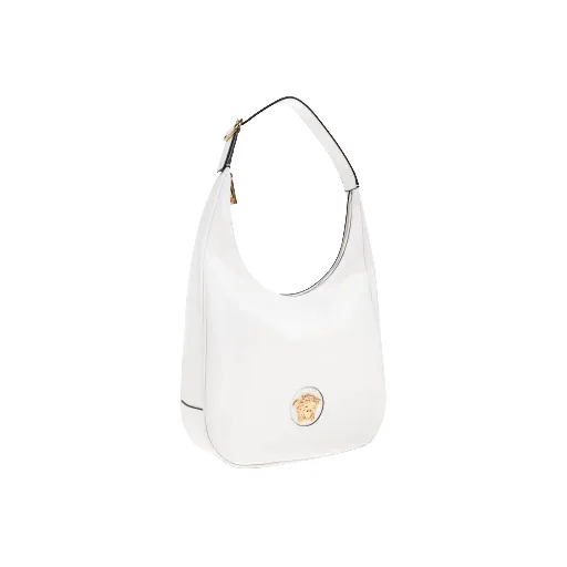 Medusa-Plaque Zipped Shoulder Bag