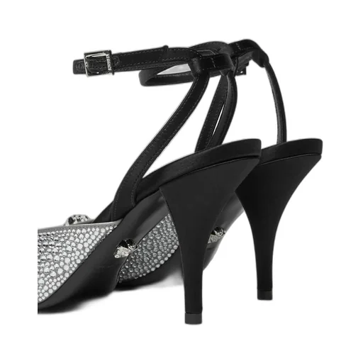 85Mm Crystal La Medusa Slingback Pumps