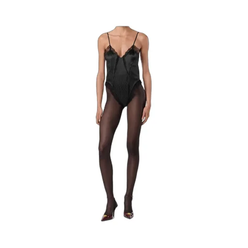Lace-Detailed Bodysuit
