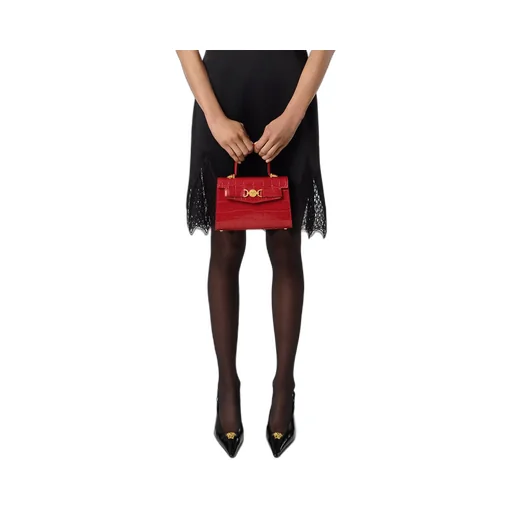 Medusa 95 Embossed Small Handbag
