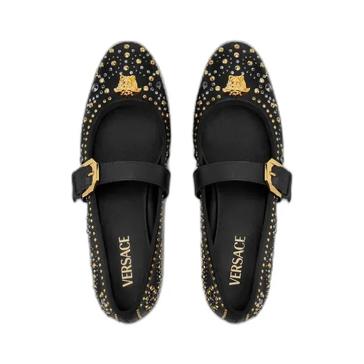 Studded La Medusa Ballerinas