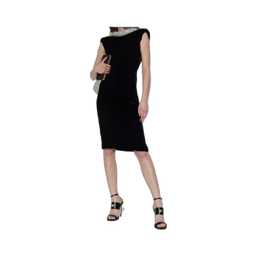 Embellished Velvet Dress