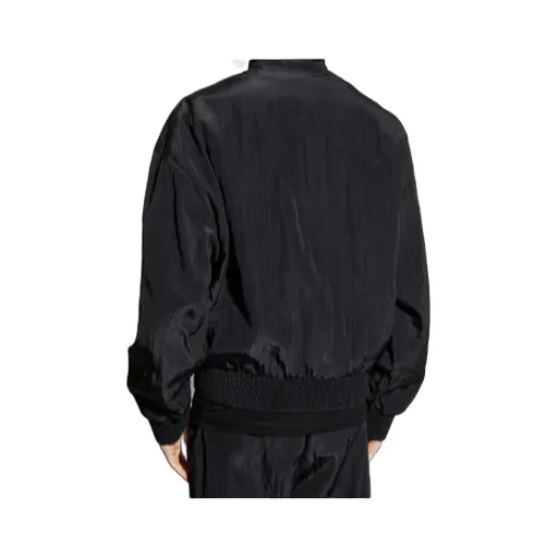 Logo-Embroidered Ribbed-Cuff Bomber Jacket