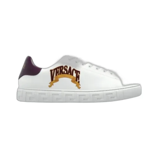 Logo Embroidered Lace-Up Sneakers