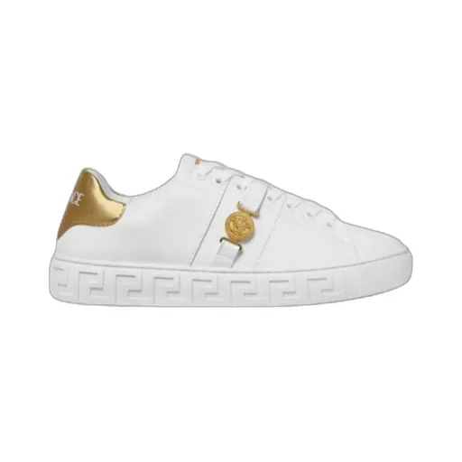Greek-Key Emblem Sneakers
