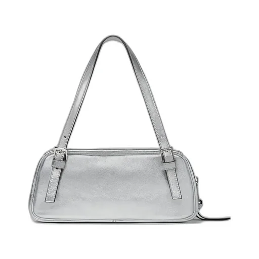 Logo-Tag Bowling Shoulder Bag