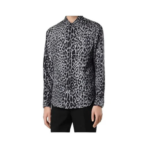 Leopard Silk Shirt
