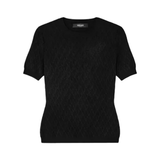 Textured Short-Sleeve Top