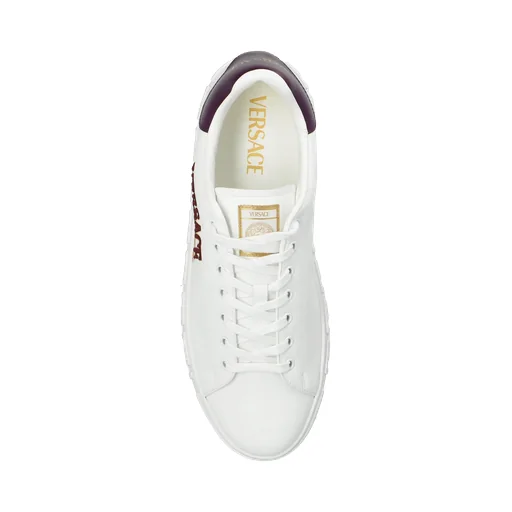 Logo Embroidered Lace-Up Sneakers