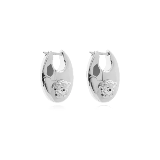 Medusa-Head Hoop Earrings