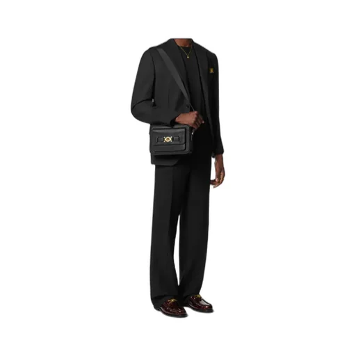 Medusa-Plaque Messenger Bag