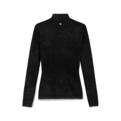 High-Neck Embellished Sweater