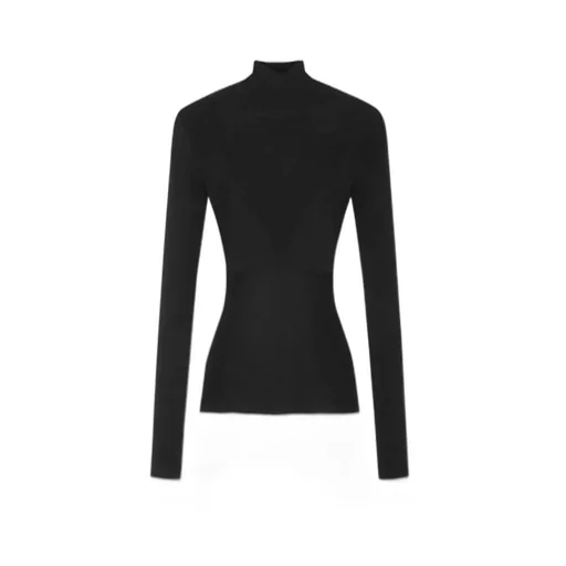Turtleneck Knitted Top