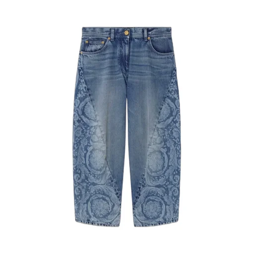 Barocco-Pattern Jeans