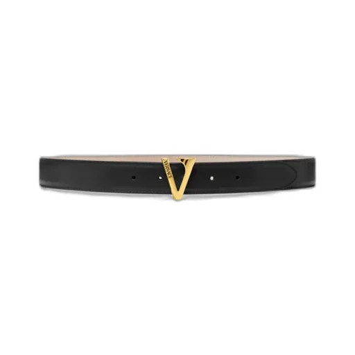 V-Buckle Leather Belt