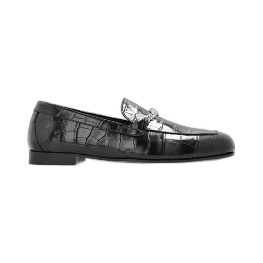 Embossed Slip-On Loafers