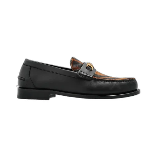 Leopard-Printed Slip-On Loafers