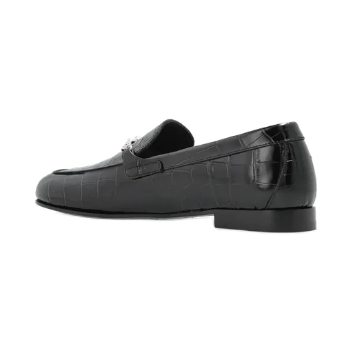 Embossed Slip-On Loafers