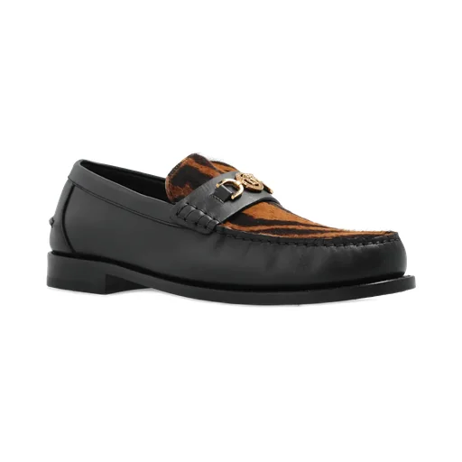 Leopard-Printed Slip-On Loafers