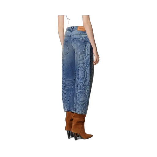 Barocco-Pattern Jeans