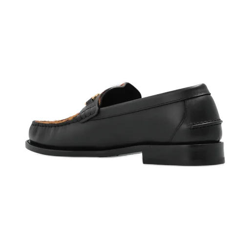 Leopard-Printed Slip-On Loafers