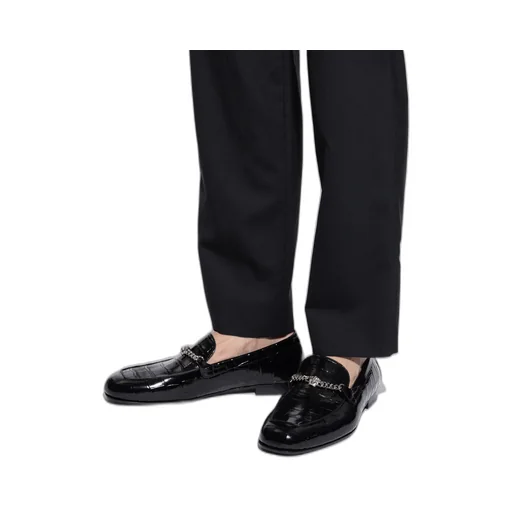 Embossed Slip-On Loafers