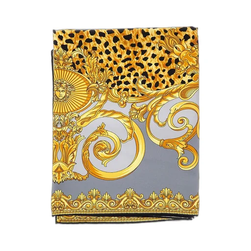 Patterned Silk Scarf