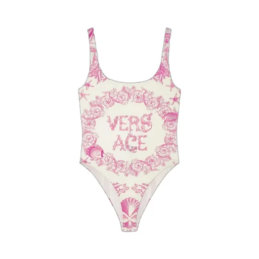 Pattern-Printed One Piece Swimsuit