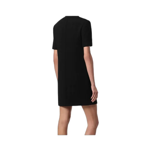 Embellished-Collar Mini Dress