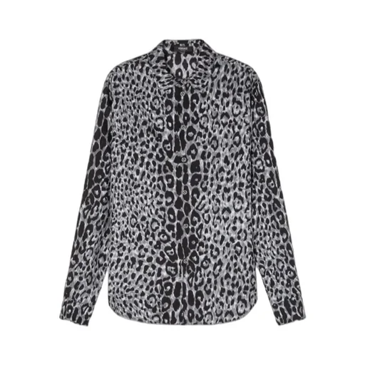 Leopard Silk Shirt
