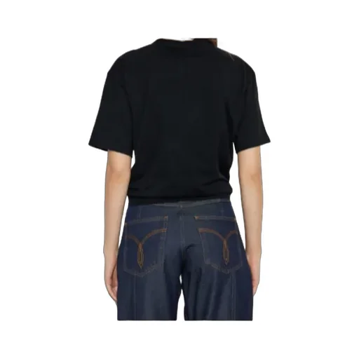 Embellished Knot-Detail T-Shirt